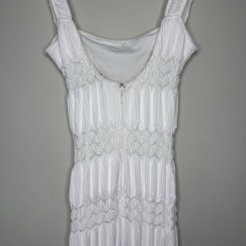 Show Me Your Mumu Harlow White Lace Maxi Dress Bridal Travel Sexy Long Lined - Picture 7 of 11